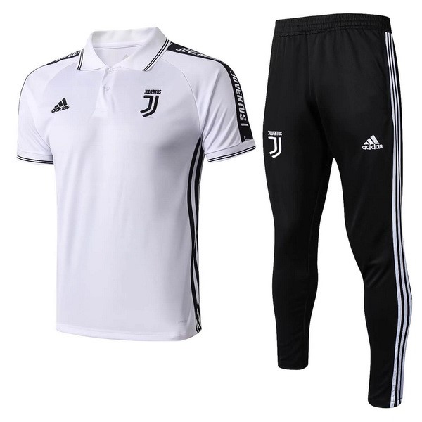 Polo Conjunto Completo Juventus 2019 2020 Blanco Negro